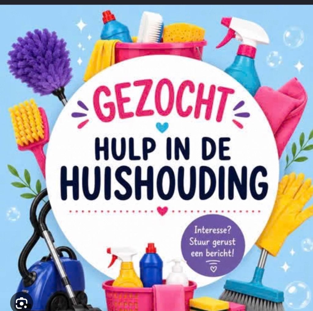 Schoonmaakster gezocht, Overige uren, Overige niveaus, Starter, Overige vormen