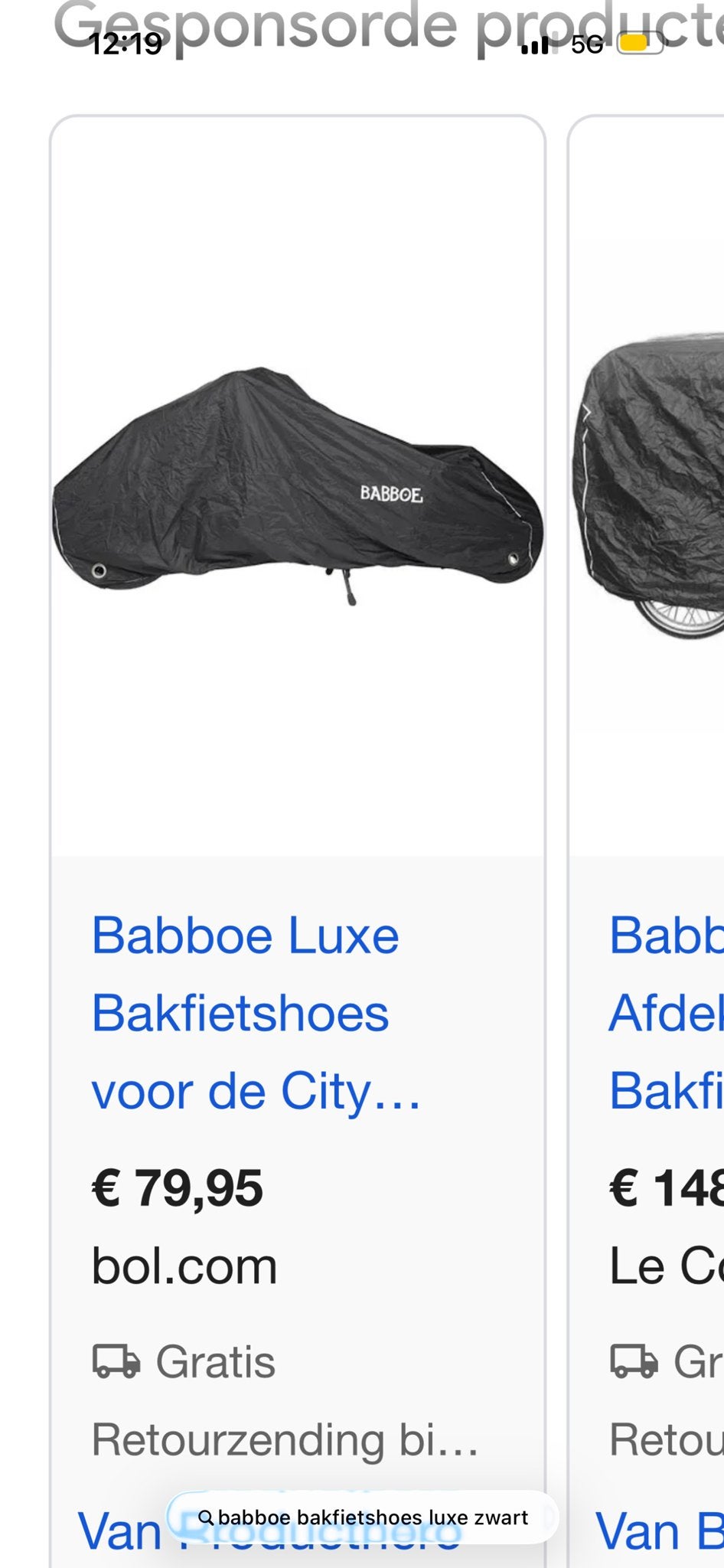 Babboe Luxe Bakfietshoes voor City - Nieuw in verpakking, Ophalen of Verzenden, Nieuw