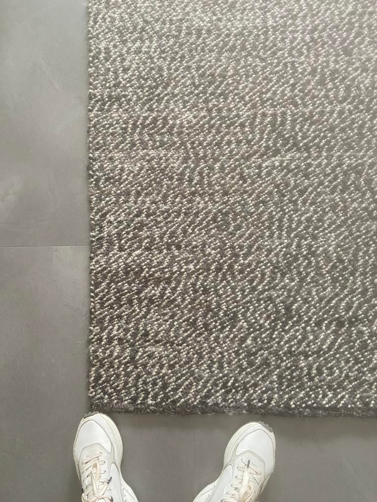 Vloerkleed gemeleerd, 200 cm of meer, Ophalen of Verzenden, Zo goed als nieuw, Grijs