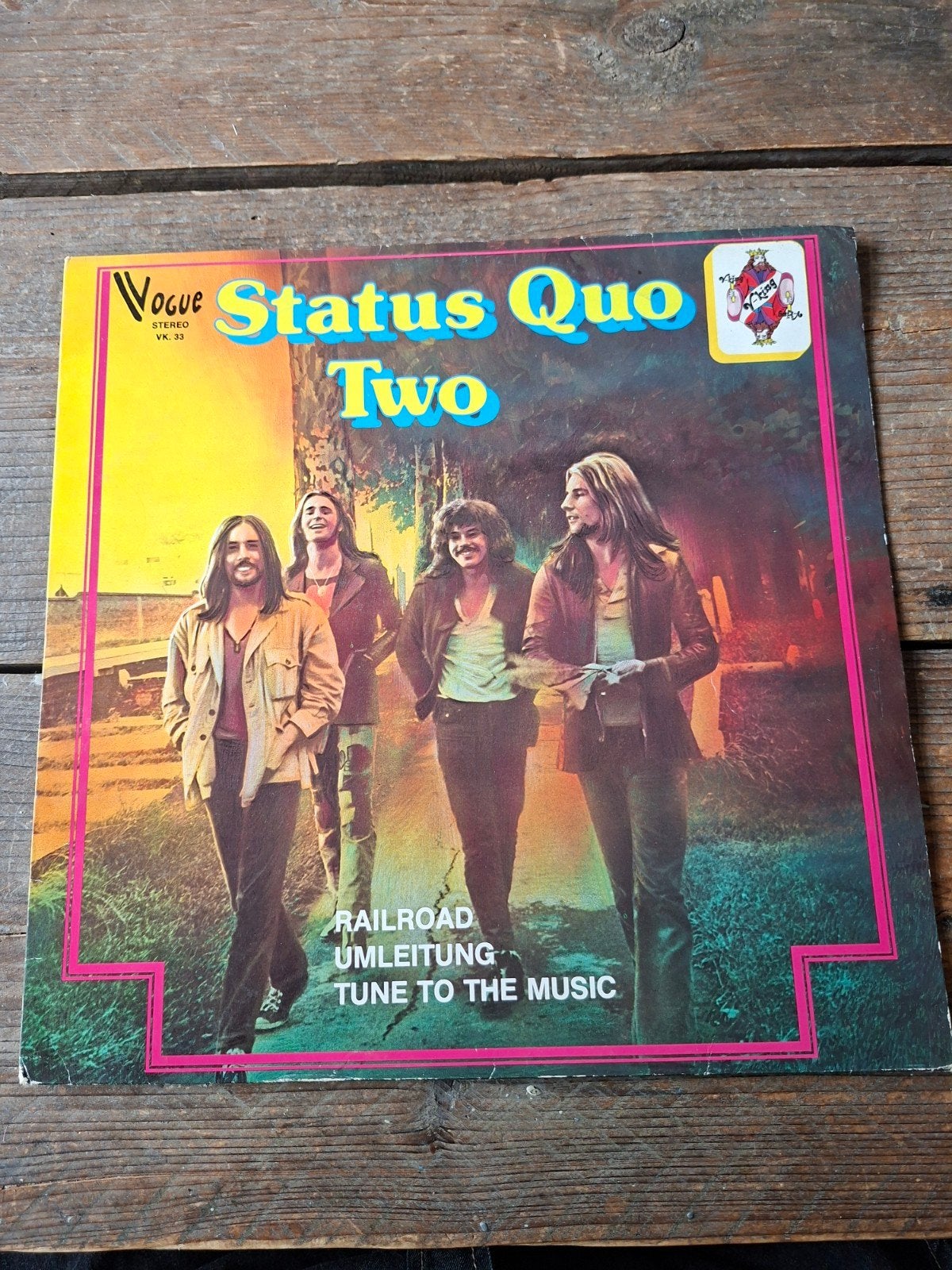 Status Quo Two - Vintage LP Vinyl (1976), Cd's en Dvd's, Vinyl | Rock, LP, Gebruikt, Originele persing, Ophalen of Verzenden