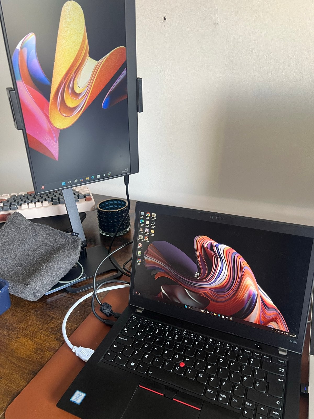 Lenovo ThinkPad T480s Touchscreen, Computers en Software, Ophalen, Gebruikt, 2 tot 3 Ghz, Qwerty