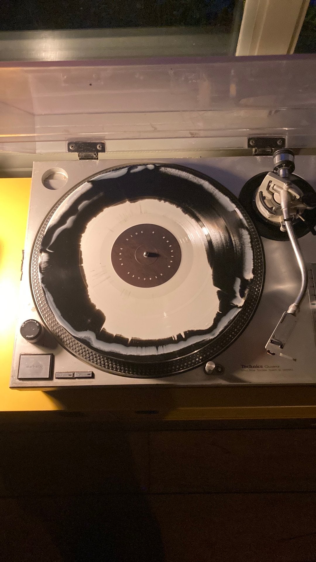 Technics SL-1200MK2 Platenspeler met Audio-Technica element, Ophalen, Gebruikt, Platenspeler, Technics