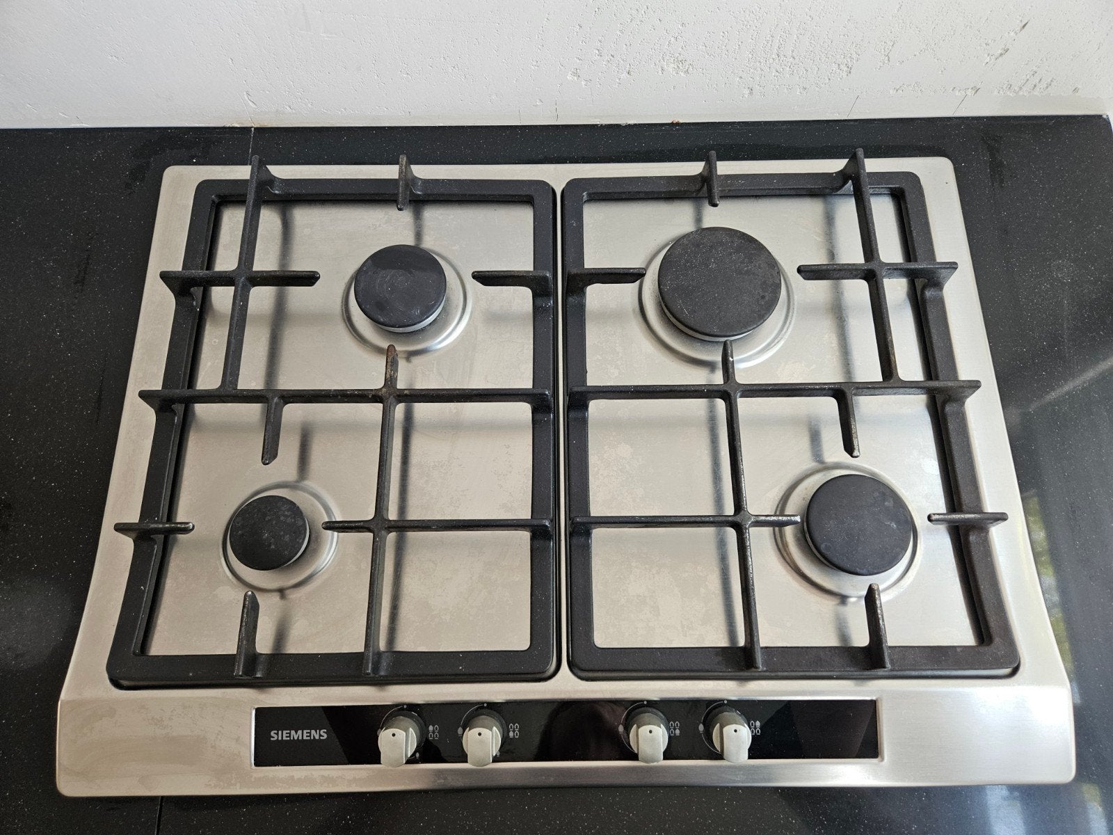 Siemens Inbouw Gaskkookplaat 70x51 cm, Ophalen, Gebruikt, 4 kookzones, Inbouw