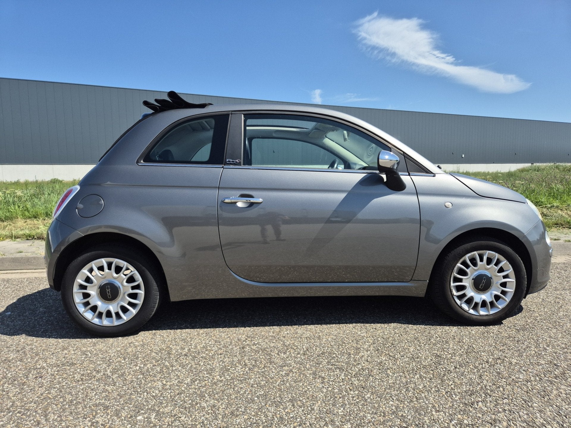 Fiat 500C 0.9 TwinAir Cabrio Airco. (bj 2013), Auto's, Fiat, Euro 5, Gebruikt, Cabriolet, Bedrijf