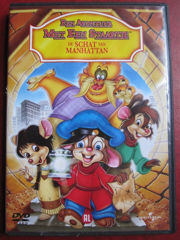 Fievel - De schat van Manhattan (1998), Tekenfilm, Ophalen of Verzenden, Zo goed als nieuw, Alle leeftijden