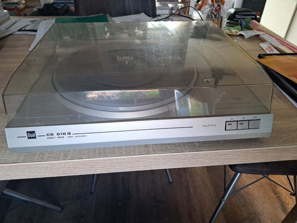 DUAL CS 616 Q platenspeler, Gebruikt, Automatisch, Ophalen of Verzenden, Platenspeler