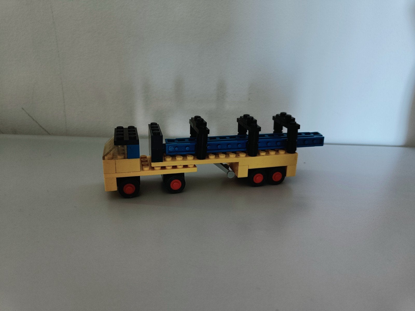 Lego LEGOLAND 647: Vrachtwagen met rails, uit 1974, Gebruikt, Lego, Ophalen of Verzenden, Complete set
