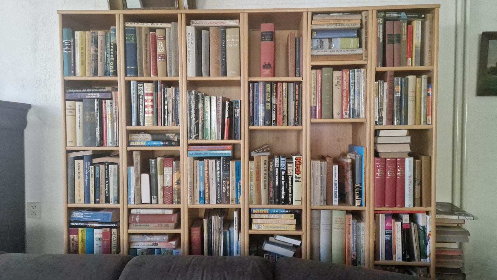 Boekenkast uit 6 delen, Huis en Inrichting, Ophalen, 150 tot 200 cm, 150 tot 200 cm, 25 tot 50 cm