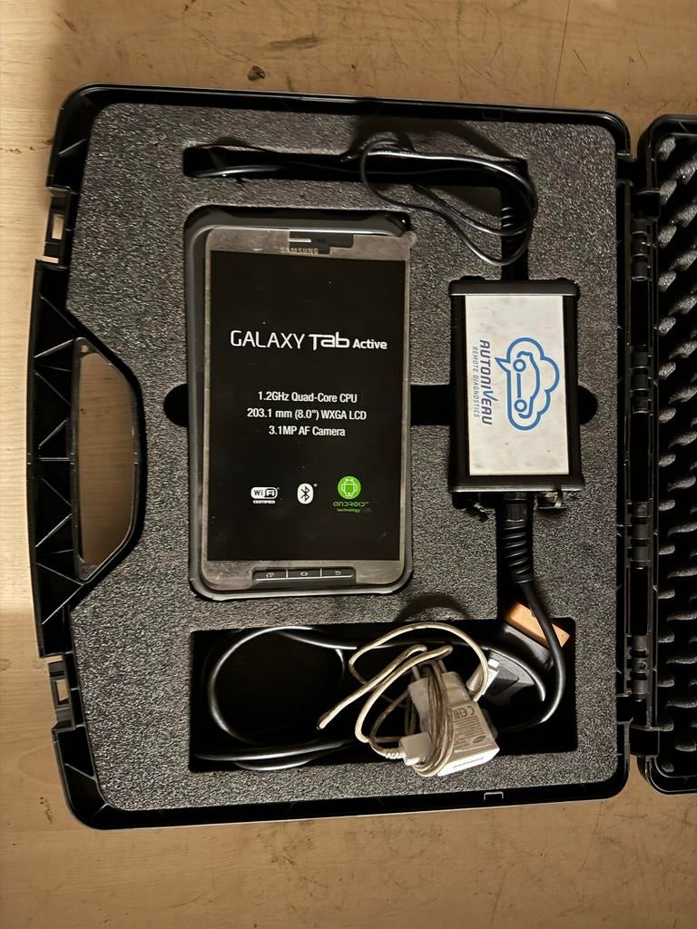 Autoniveau Remote Diagnostics met Samsung Galaxy Tab Active, Ophalen, Gebruikt