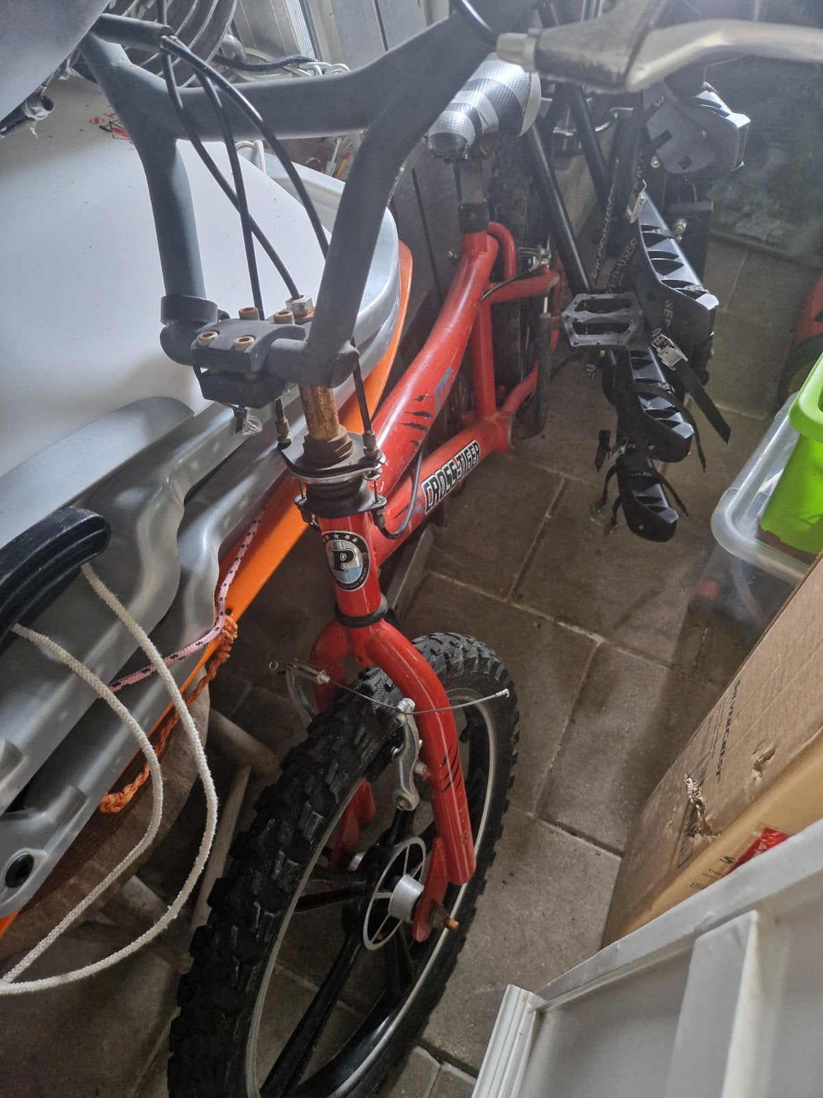 Gebruikte Cross-Tiger crossfiets, Ophalen, Staal, Velgrem, V-brakes