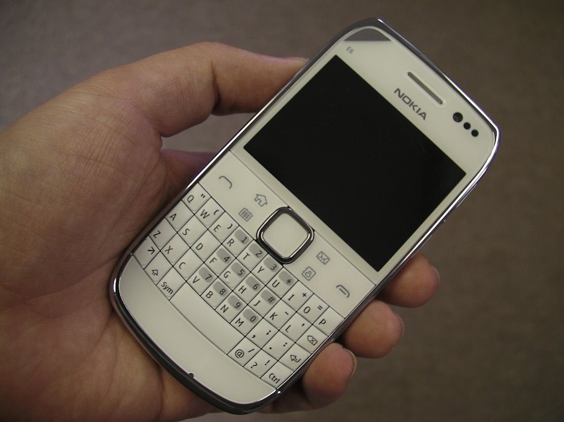 Nokia E6 - Wit, QWERTY toetsenbord, Symbian, Wit, Fysiek toetsenbord, Ophalen of Verzenden, Zo goed als nieuw