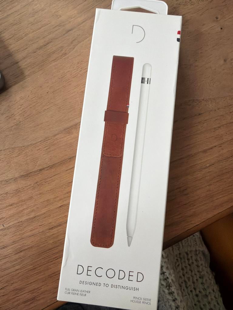 Decoded Pencil Sleeve (Cinnamon) voor Apple Pencil, Ophalen of Verzenden, Nieuw, Wit, Apple iPad