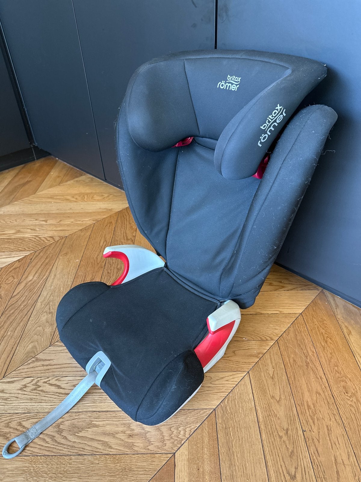 Britax Römer autostoel - Zwart/Rood, Ophalen, Romer, Autogordel of Isofix, Gebruikt