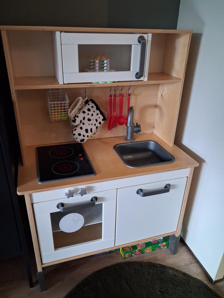 Ikea Duktig speelkeuken/keukentje compleet, Kinderen en Baby's, Speelgoed | Speelkeukens, Zo goed als nieuw, Ophalen