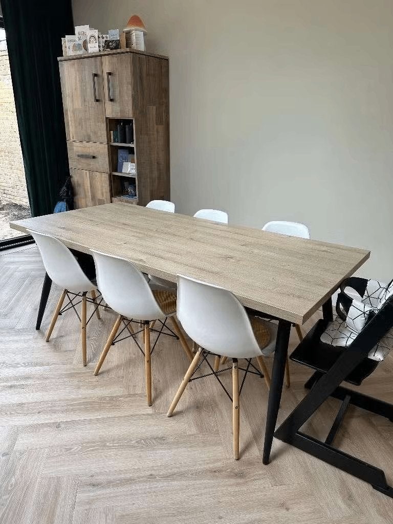 Eettafel Soho 190x90 - Lamulux Pure Wood, Ophalen, Gebruikt, 50 tot 100 cm, Vijf personen of meer