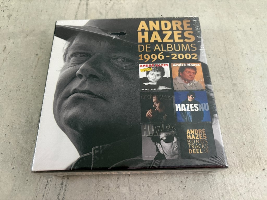 André Hazes - De Albums 1996 - 2002 CD (NIEUW in Seal), Boxset, Ophalen of Verzenden, Levenslied of Smartlap, Nieuw in verpakking