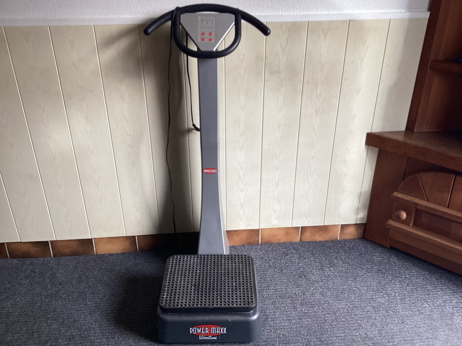 Power Maxx Vibratie Trilplaat - Goed voor de spieren!, Ophalen, Gebruikt, Trilplaat, Armen