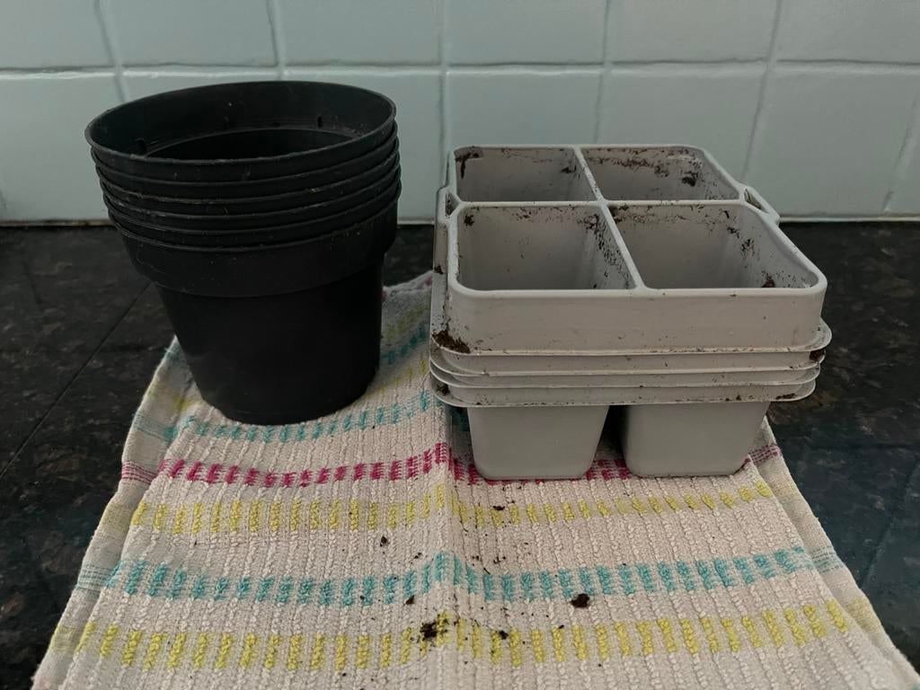 Gratis kweekpotjes, Tuin en Terras, Ophalen, Zo goed als nieuw, Overige typen