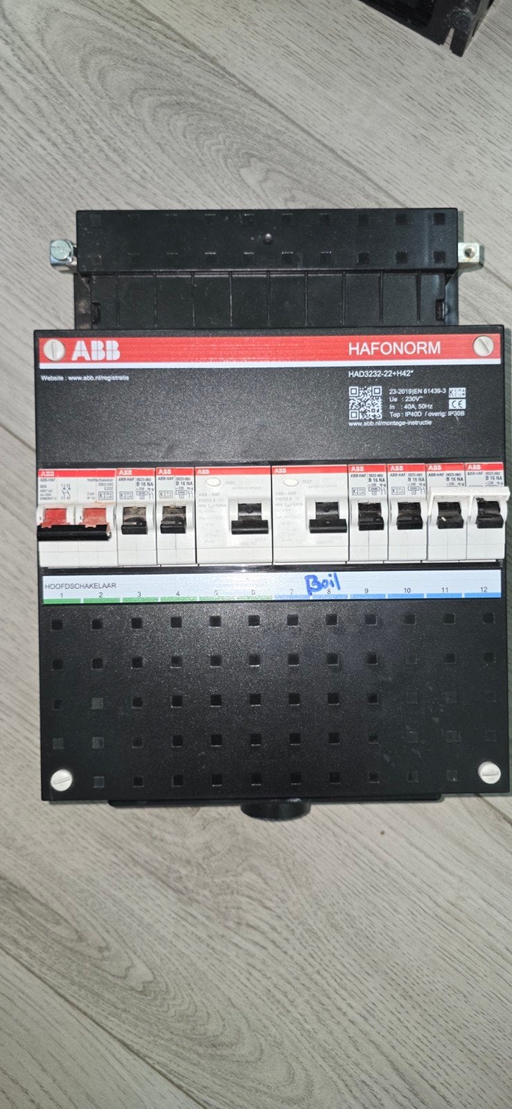 Abb haf groepenkast 1 fase, Ophalen, Zo goed als nieuw, ABB, Overige typen