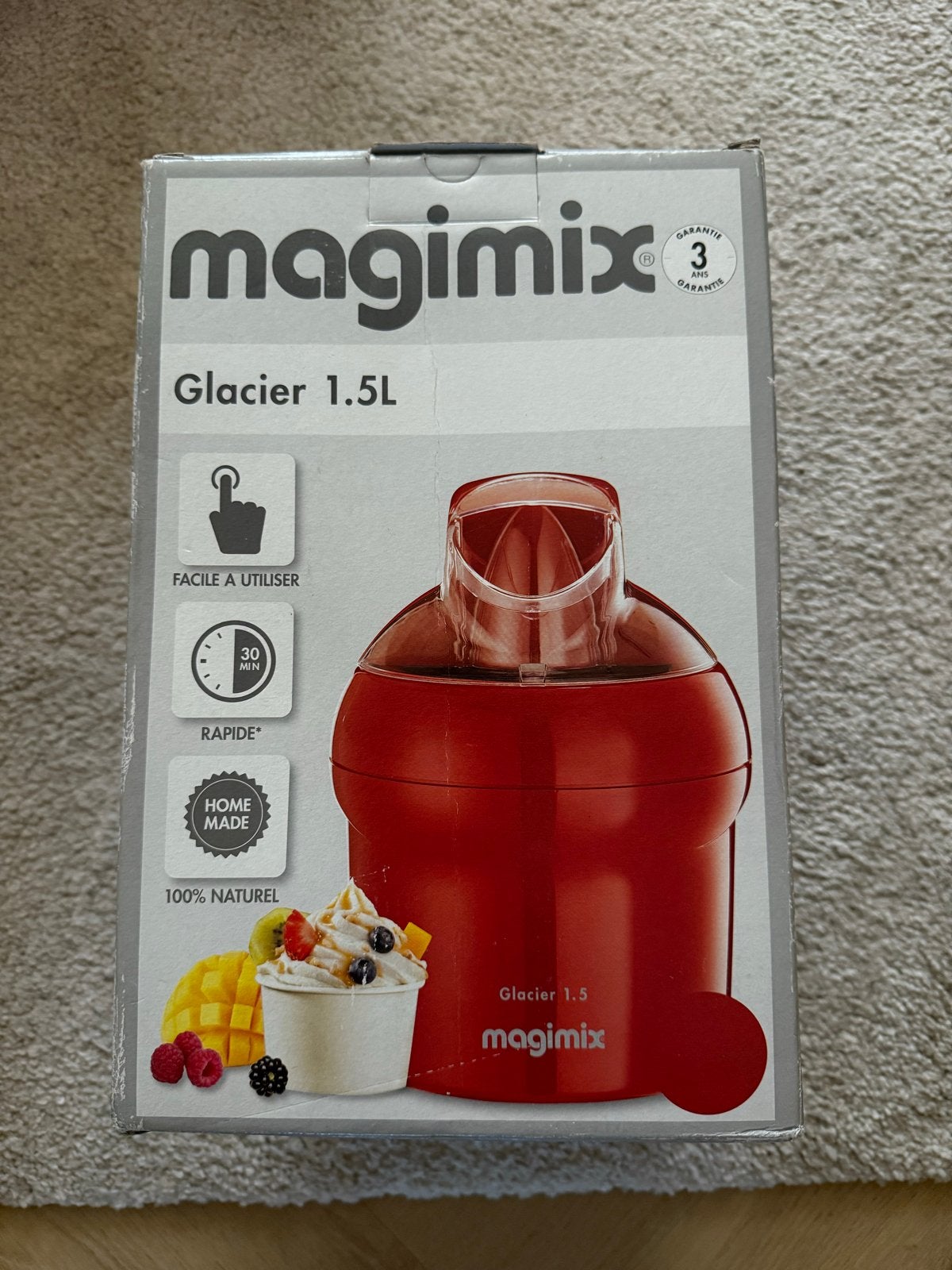 Magimix Glacier 1.5L IJsmachine - Nieuw in doos, Ophalen, Nieuw