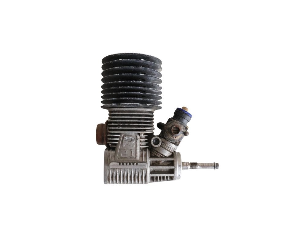 Nitro motor REX .21 1/10 rc auto, Ophalen of Verzenden, Gebruikt, Nitro, Onderdeel