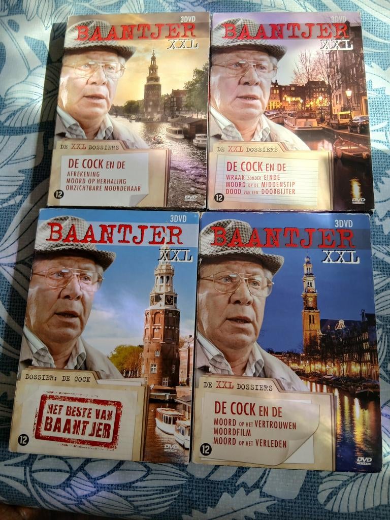 Baantjer XXL deel 1 t/m 4, Alle leeftijden, Ophalen of Verzenden, Zo goed als nieuw, Detective en Krimi