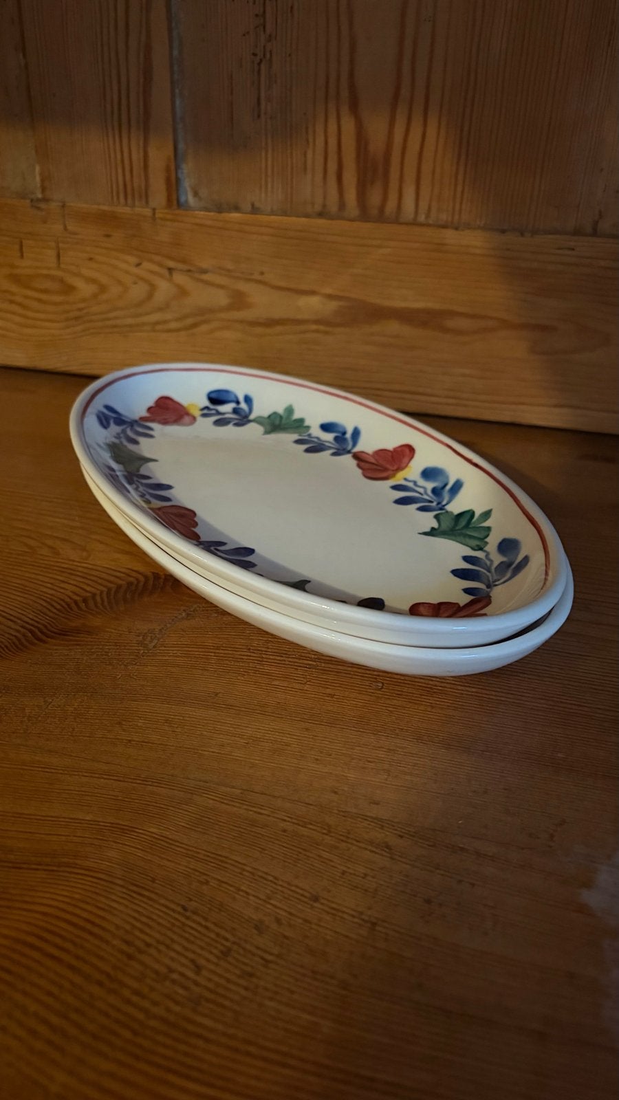 2 ovale Boerenbont schalen, Antiek en Kunst, Ophalen of Verzenden