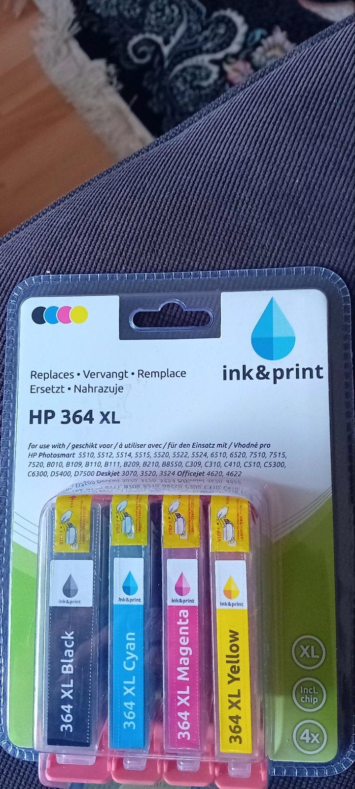 Inkt & Print HP 364 XL Cartridges (4-pack), Ophalen of Verzenden, Nieuw, Cartridge, Ink & Print