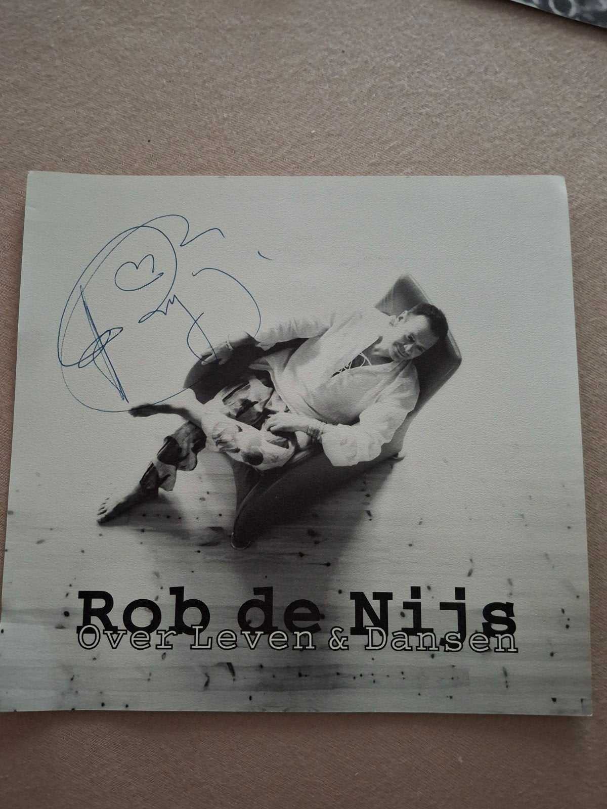Rob de Nijs kaart met handtekening, Verzamelen, Ophalen of Verzenden, Foto of Kaart, Gesigneerd