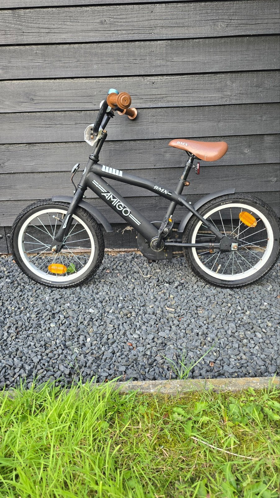 Gebruikte Amigo BMX jongensfiets 16 inch, Ophalen, Staal, Amigo, 16 tot 20 inch