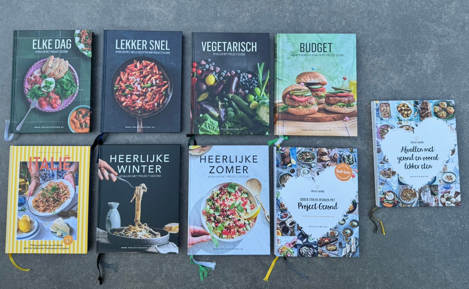 9x Project Gezond - Kookboeken - ZGAN, Boeken, Ophalen of Verzenden, Zo goed als nieuw