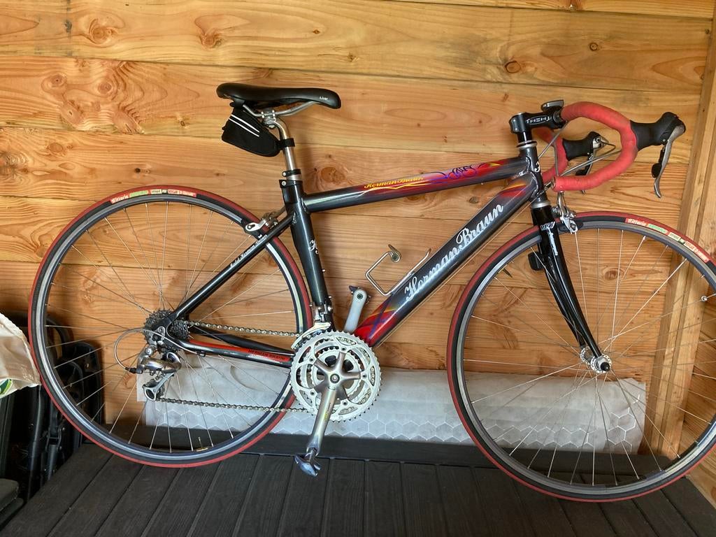 Herman Braun Racefiets - Aluminium frame, Carbon voorvork, Fietsen en Brommers, Fietsen | Racefietsen, Overige merken, 28 inch