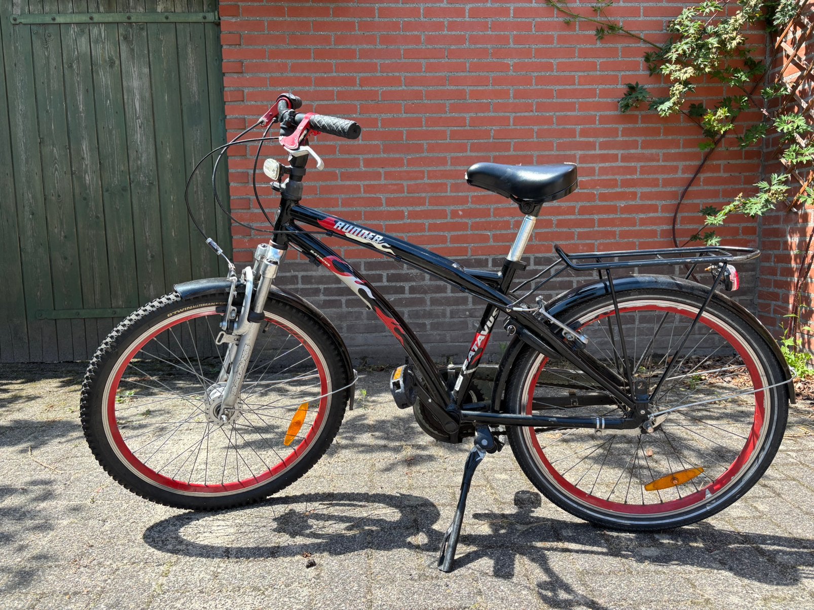 Sportieve jongensfiets, 24 inch, Fietsen en Brommers, Ophalen, Terugtraprem, Versnellingen, Gebruikt