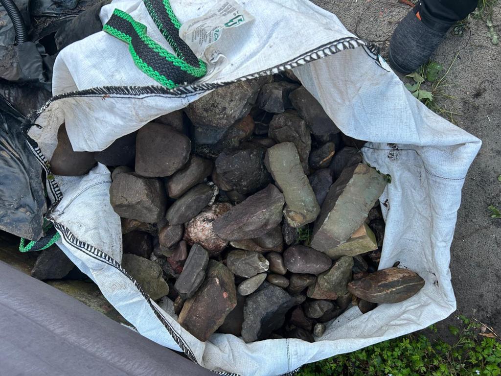 Sierkeien, Tuin en Terras, Grind, Keien en Split, Ophalen, Overige materialen, Gebruikt, Kei