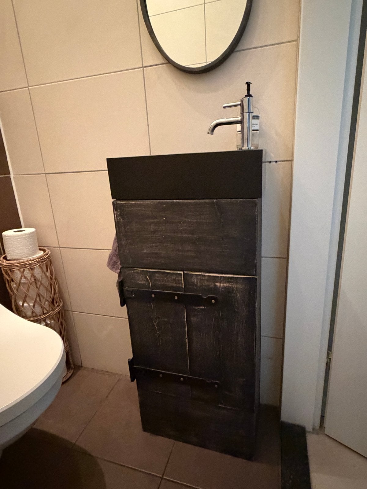 Wastafelkast, Huis en Inrichting, Ophalen, Minder dan 50 cm, Gebruikt, 100 tot 150 cm
