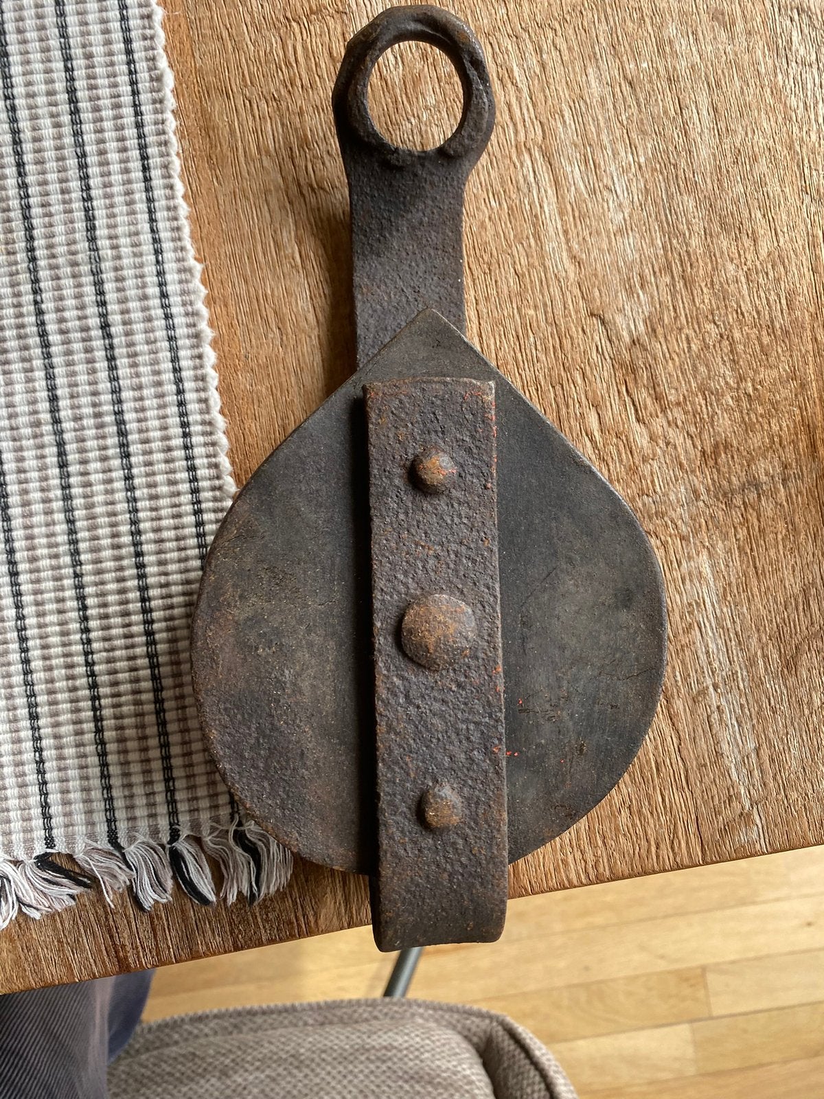 Katrol, Antiek en Kunst, Antiek | Gereedschap en Instrumenten, Ophalen of Verzenden