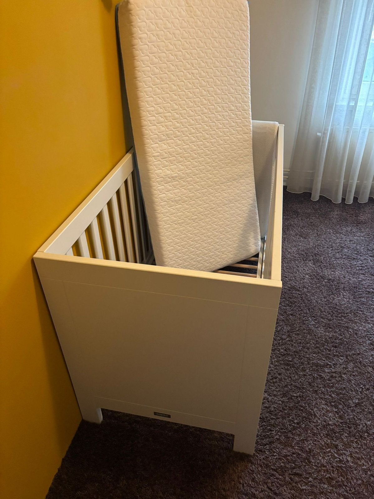 Premium babyledikant + AeroSleep matras te koop in topstaat, Ophalen of Verzenden, Zo goed als nieuw, Ledikant