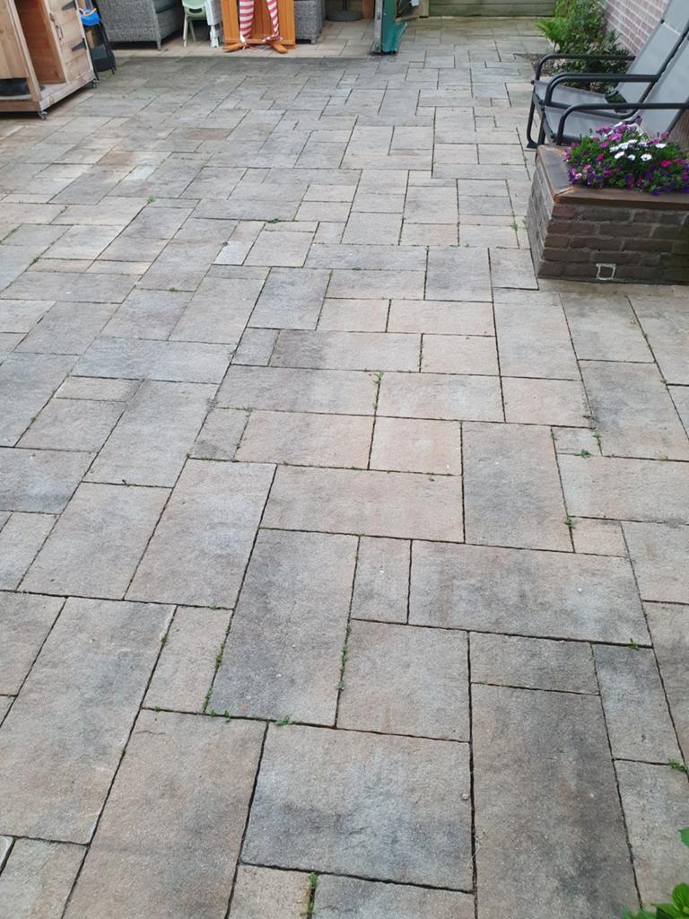 Tuintegels (verschillende maten), Tuin en Terras, Ophalen, Gebruikt, 10 m² of meer, Beton