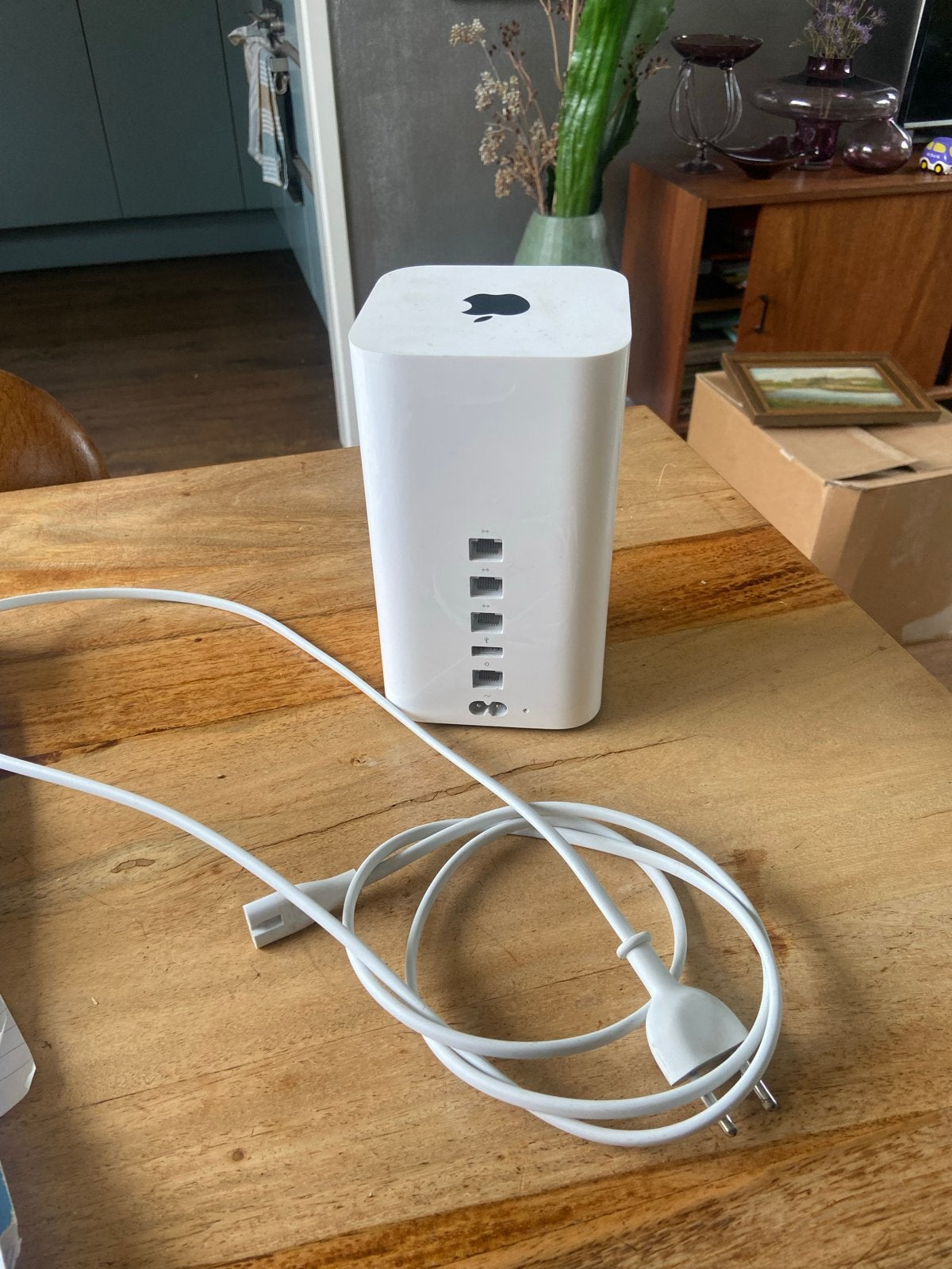 Apple AirPort Extreme Base Station Router, Computers en Software, Routers en Modems, Ophalen of Verzenden, Zo goed als nieuw, Router
