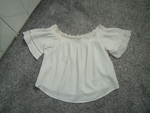 Supermooie off shoulder top met leuke details / maat M, Maat 38/40 (M), Overige kleuren, Zo goed als nieuw, Korte mouw