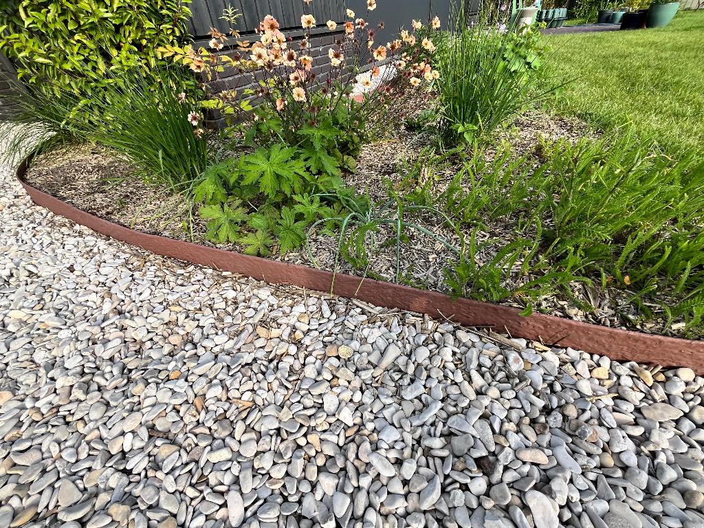 Flexibele kunststof borderrand (ongeveer 75 meter), Tuin en Terras, Bielzen en Borders, Zo goed als nieuw, Border, Kunststof, Minder dan 25 cm