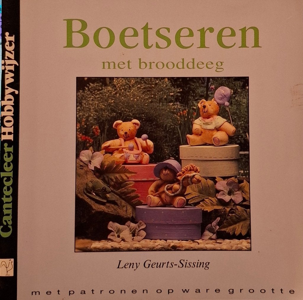 HOBBYWIJZER Boetseren met brooddeeg ZGAN, Boeken, Hobby en Vrije tijd, Ophalen of Verzenden, Zo goed als nieuw, Kleien en Boetseren