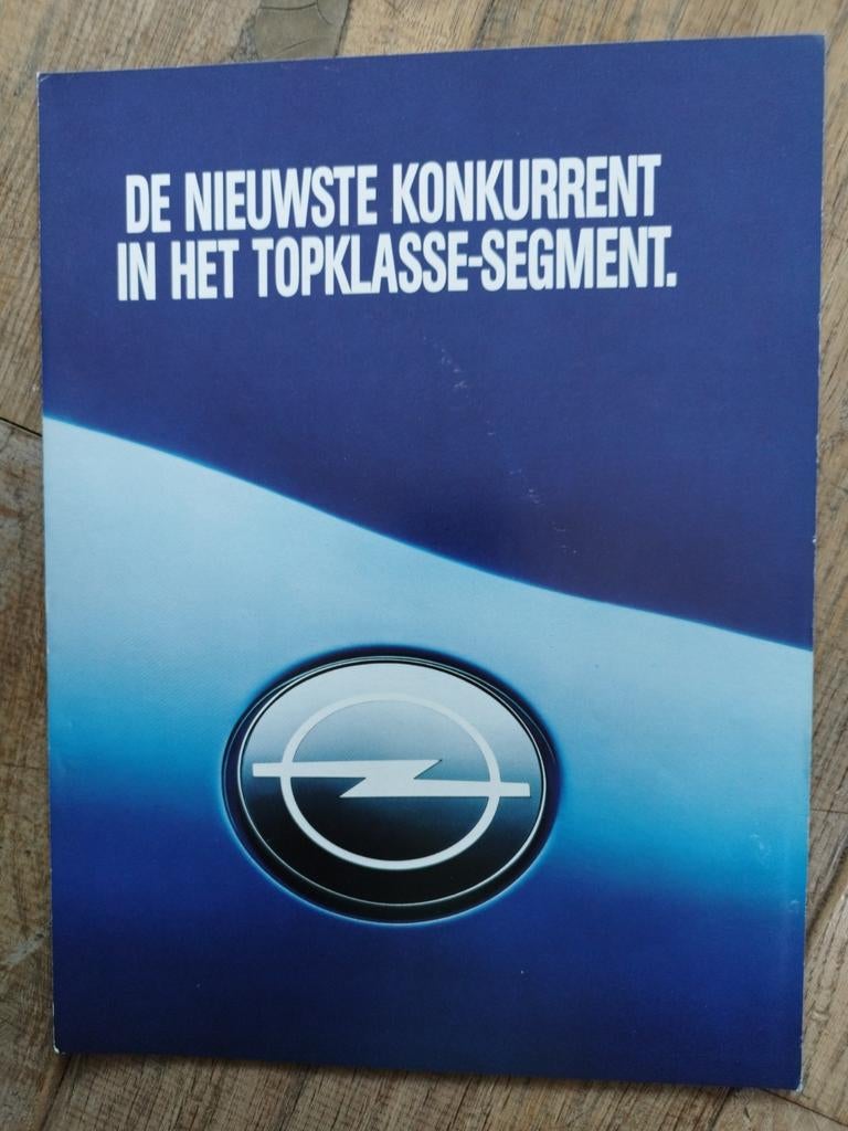 Opel Omega brochure uit 1991 - De nieuwe concurrent, Opel, Zo goed als nieuw, Opel, Ophalen of Verzenden