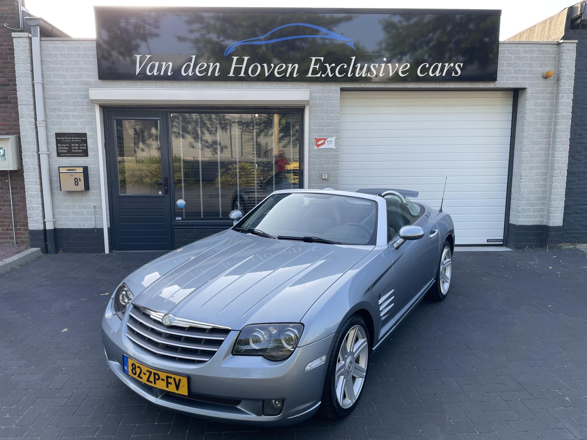 Chrysler Crossfire Cabrio 3.2 V6 218PK Automaat/Topstaat, Auto's, Gebruikt, Cabriolet, Blauw, Handgeschakeld
