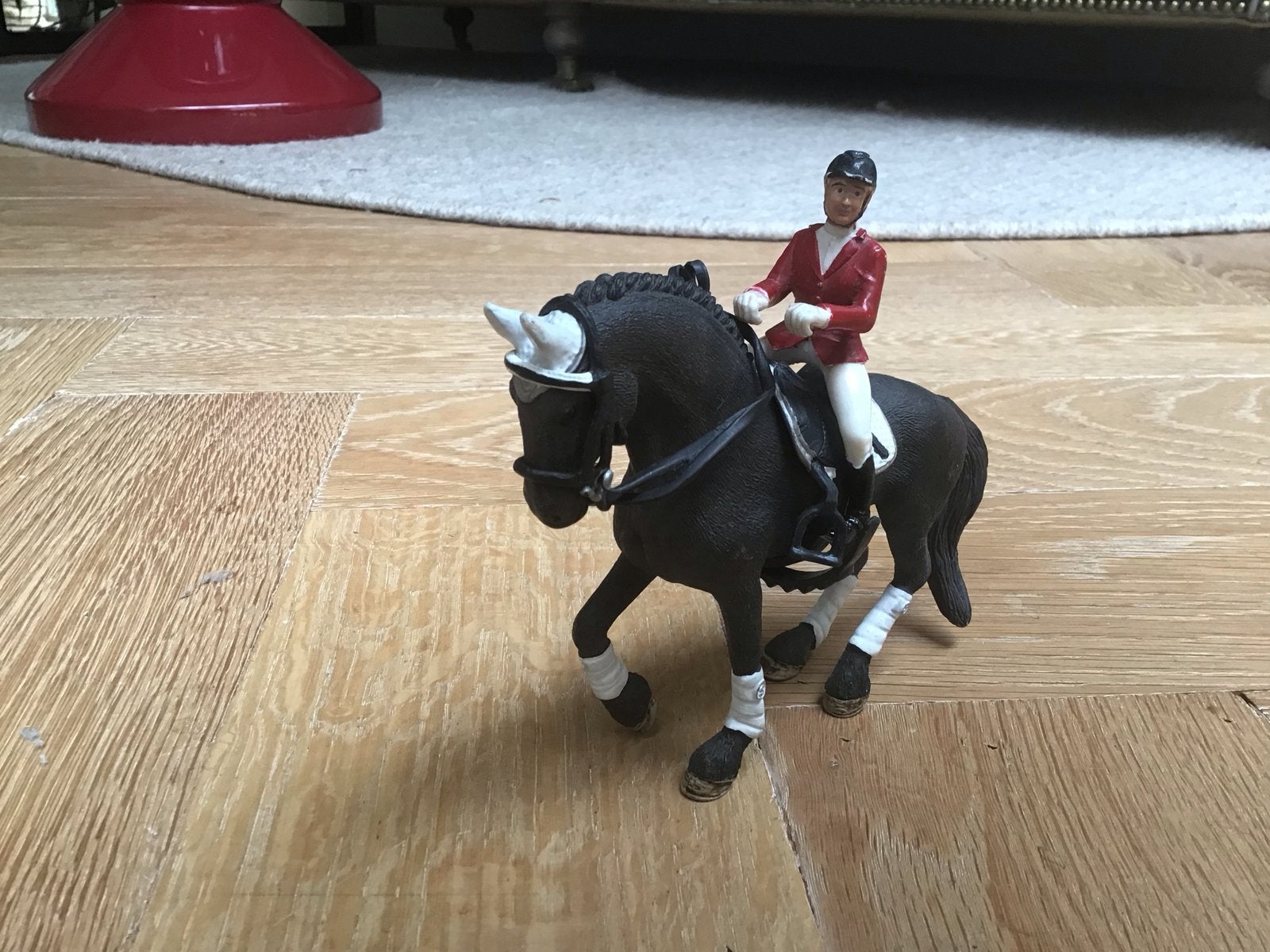 Schleich paard met ruiter en accessoires, Ophalen, Zo goed als nieuw