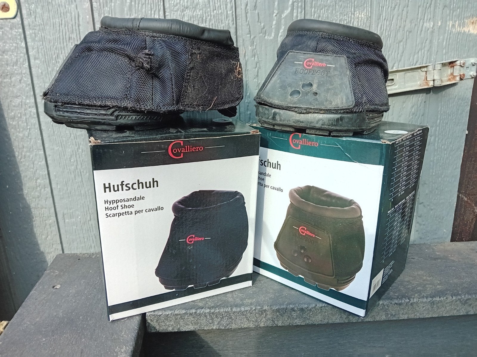 Hoefschoenen covalliero mt 6, Dieren en Toebehoren, Overige merken, Ophalen of Verzenden, Zo goed als nieuw, Klittenbandsluiting