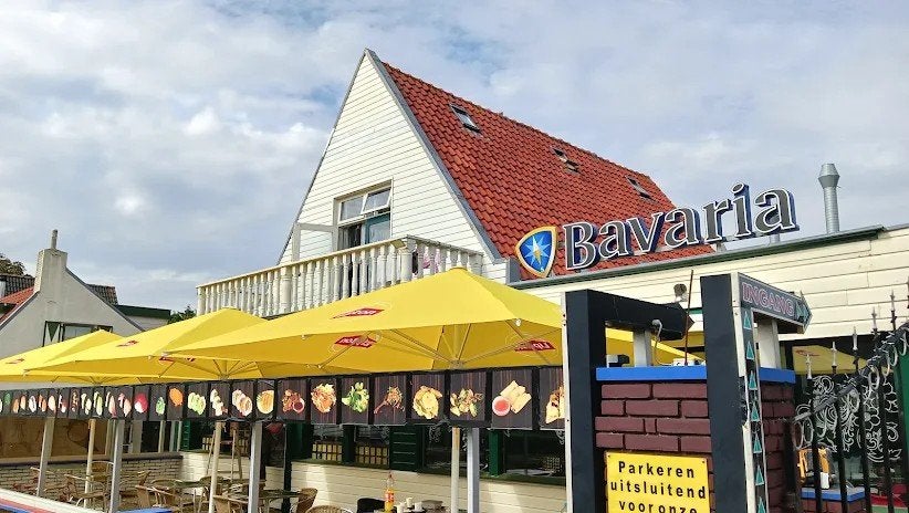 Nieuwe Professionele Horeca Parasol 4x4 meter, Tuin en Terras, Parasols, Ophalen, Nieuw, Meer dan 4 meter, Overige typen