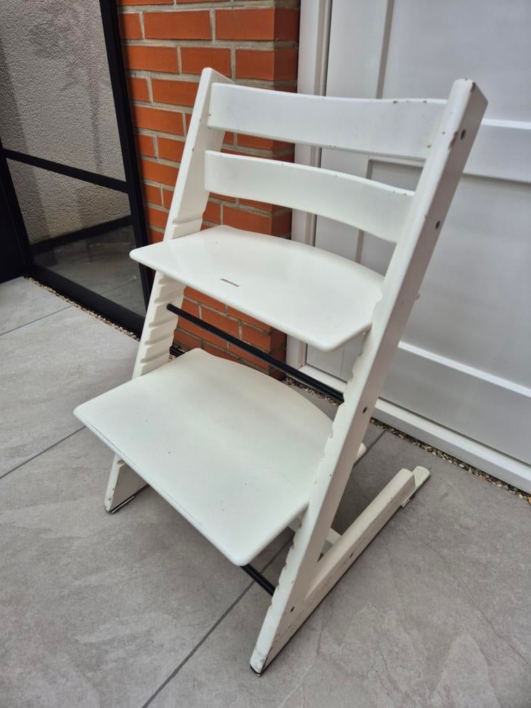 Stokke Tripp Trapp meegroeistoel met babyset, Kinderen en Baby's, Kinderstoelen, Ophalen of Verzenden, Gebruikt, Meegroeistoel