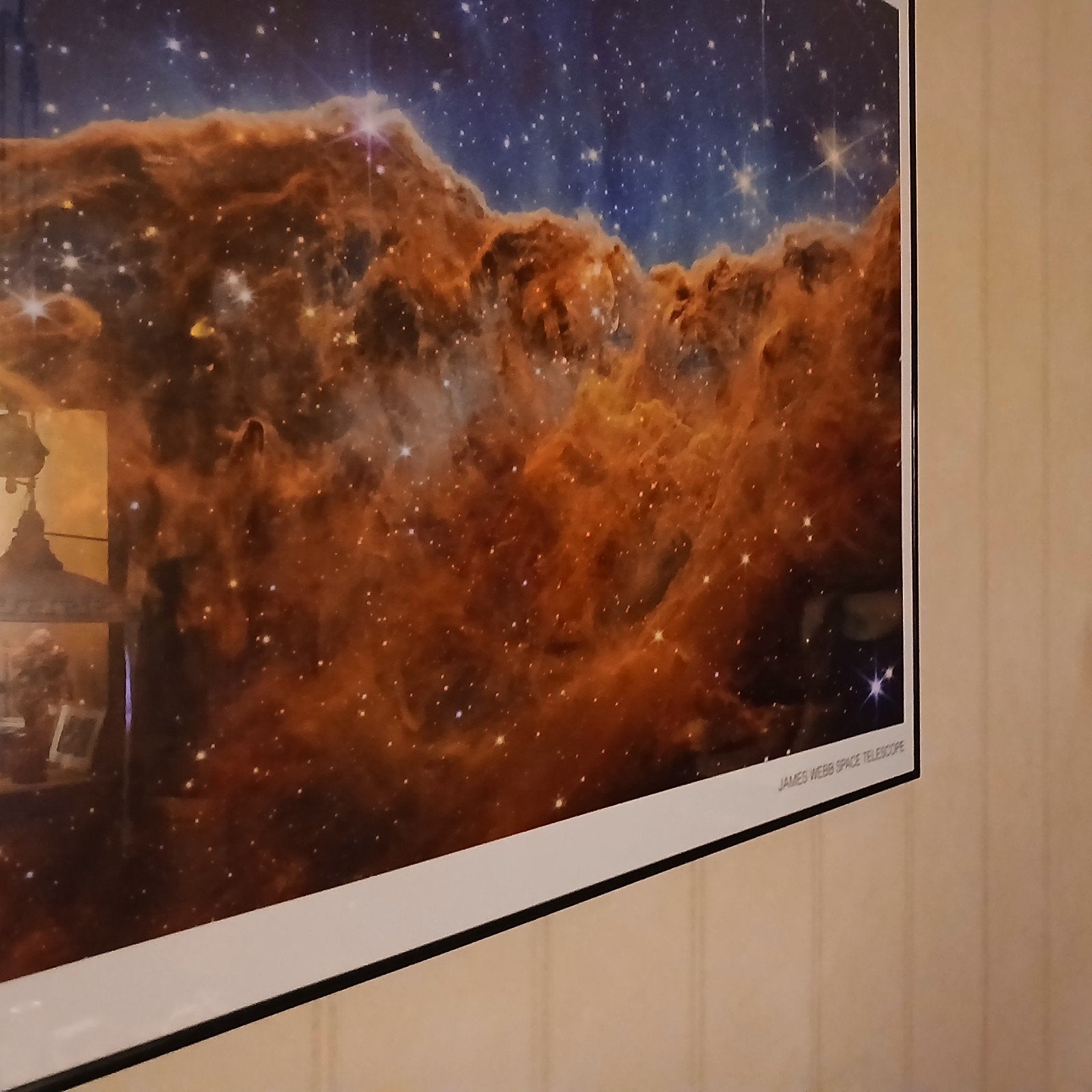 James Webb Space Telescope Carina Nevel Poster, Ophalen of Verzenden, Zo goed als nieuw, Foto of Poster, 75 – 100