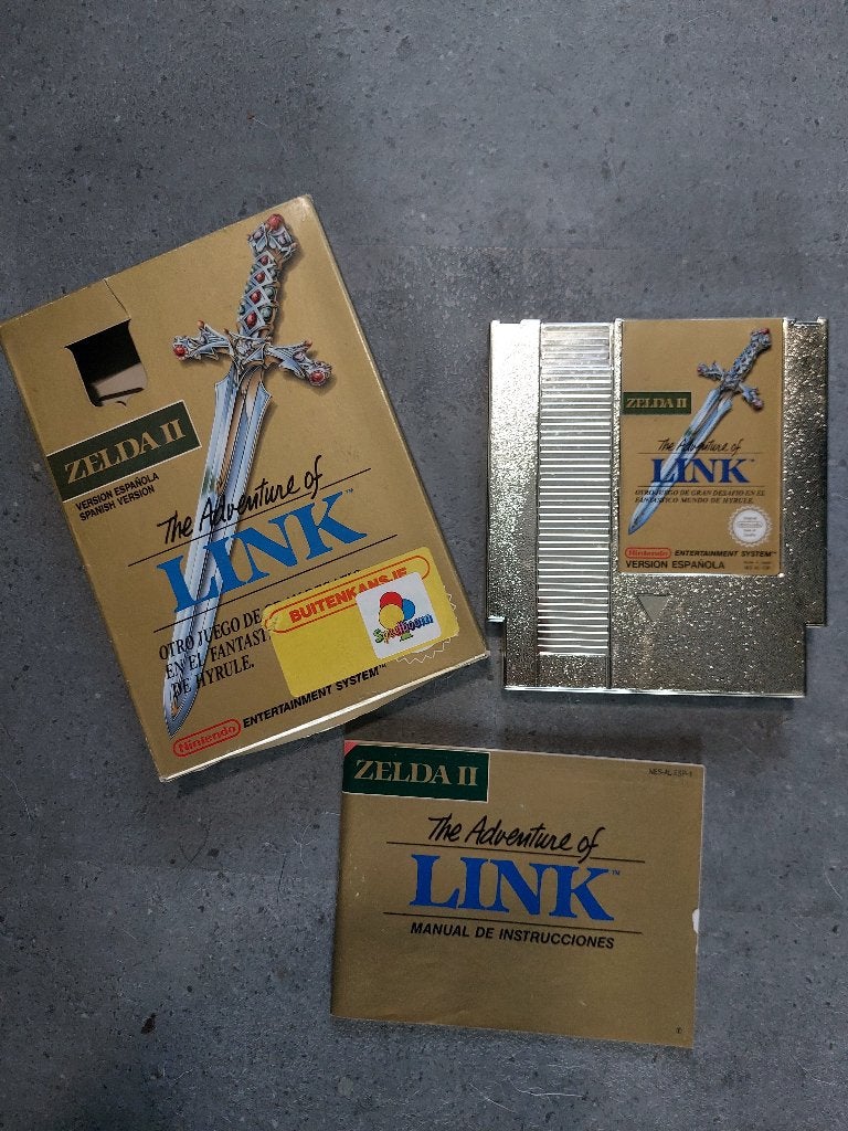 Zelda II: The Adventure of Link (NES) - Compleet in doos, Gebruikt, 1 speler, Ophalen of Verzenden, Role Playing Game (Rpg)